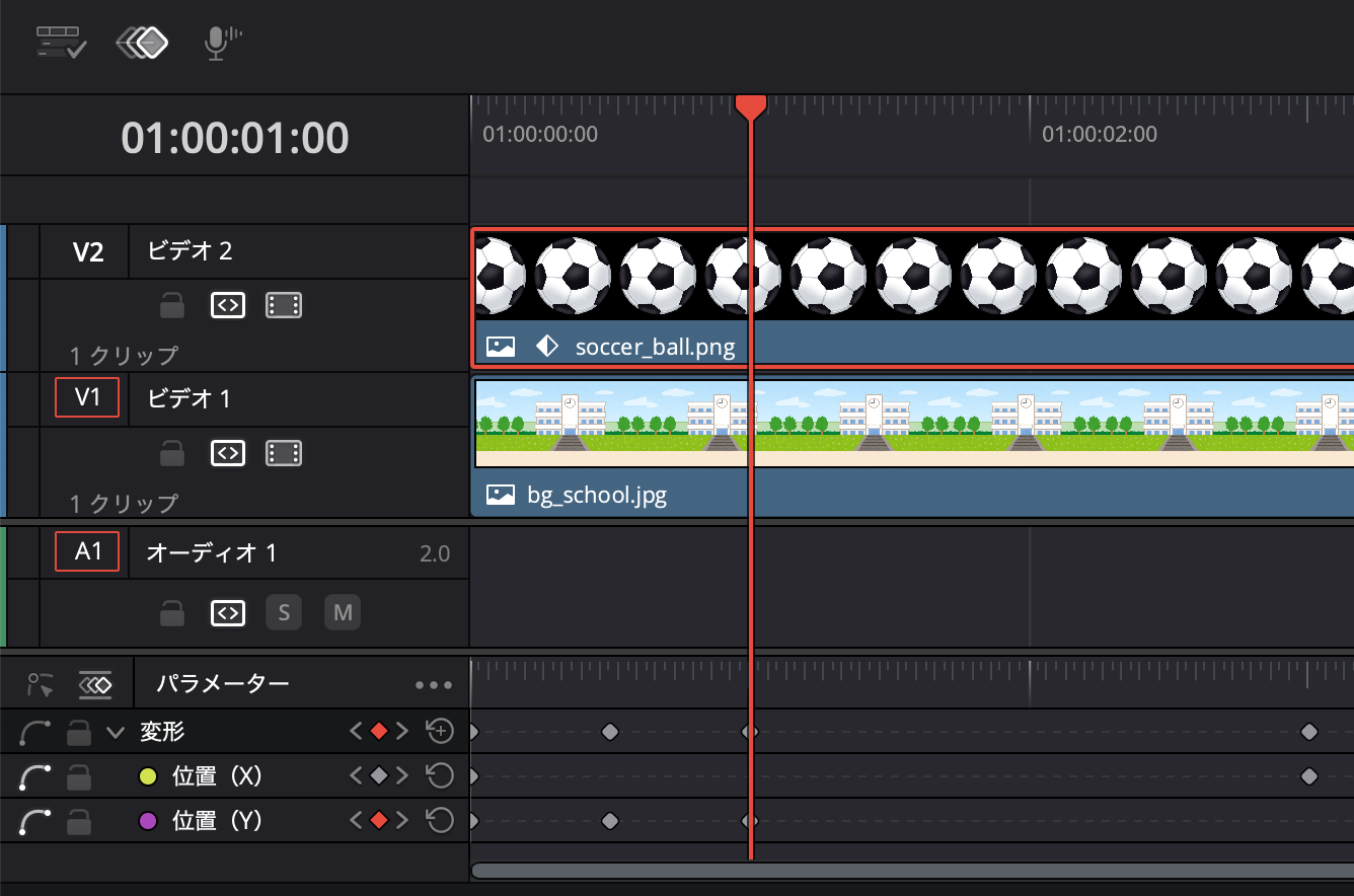 キーフレームの詳細