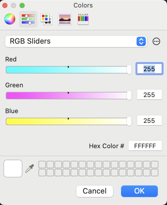白いマットにする
