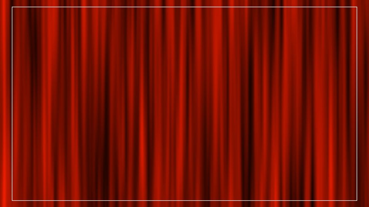 赤いカーテン