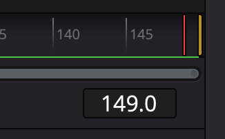 カーソルを最後のフレームに持っていく