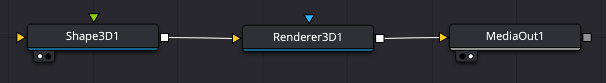 レンダラー3Dにつなぐ