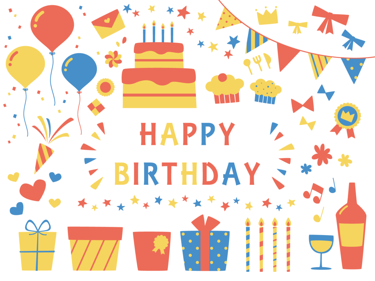 happy birthdayの画像