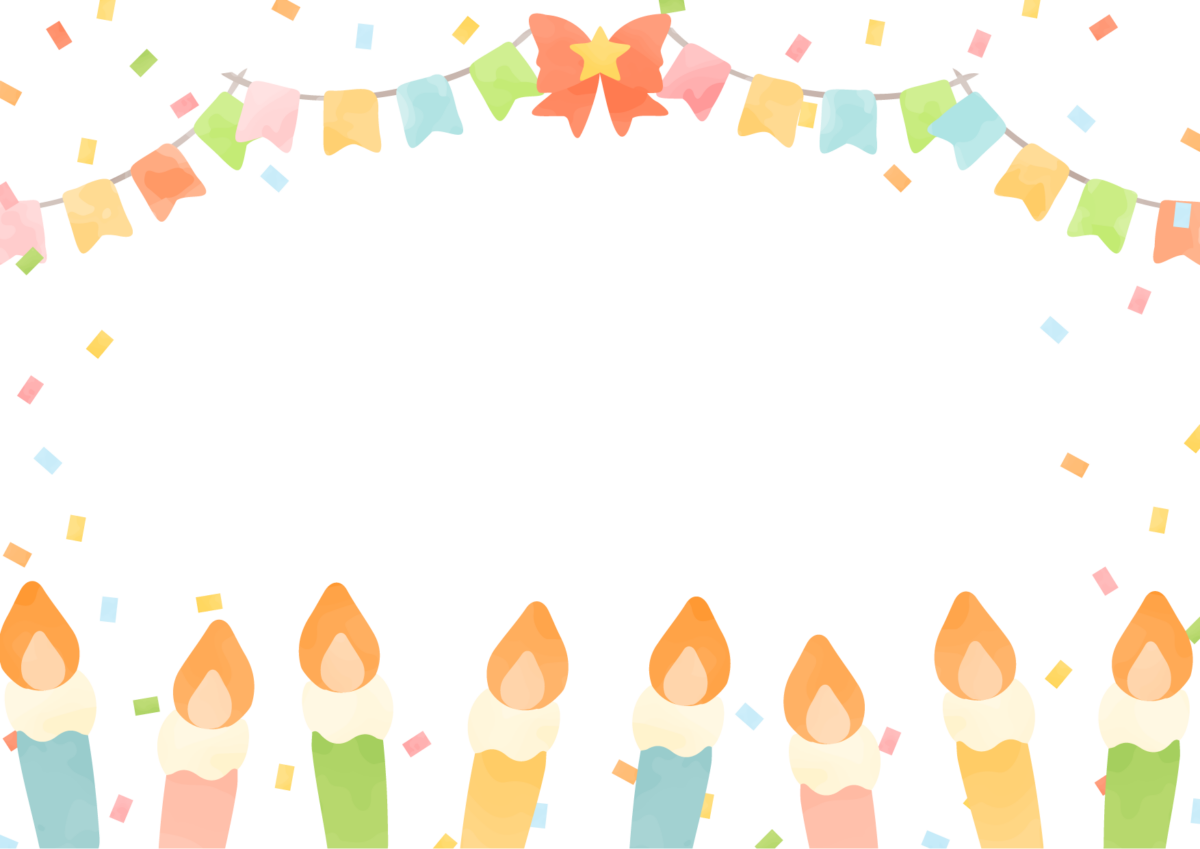 誕生日っぽい背景