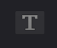 文字アイコン　text