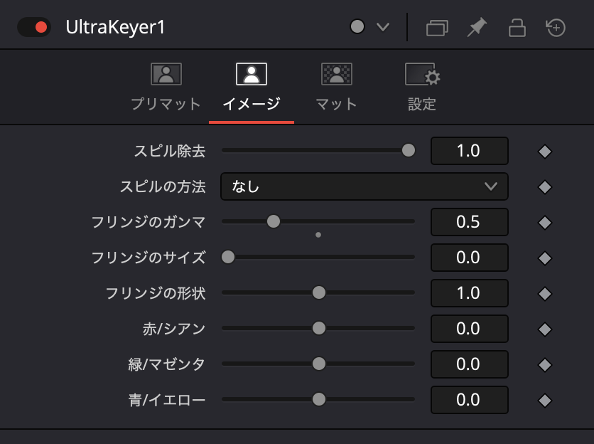 イメージの設定